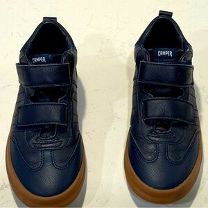 COPY - The shoes are Camper brand, size 13 in the US color Blue Marine.